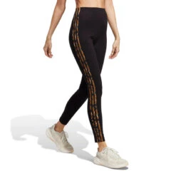 Adidas Essentials 3-Stripes Animal Print Dames Legging -Adidas Winkel adidas essentials 3 stripes animal print dames legging 3