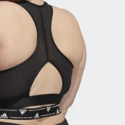 Adidas Powerreact Training Medium-Support 3-Stripes Beha (Grote Maat) -Adidas Winkel adidas powerreact training medium support 3 stripes beha grote maat 5