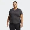ADIDAS AEROREADY Train Essentials 3-Stripes T-shirt (Grote Maat) -Adidas Winkel aeroready train essentials 3 stripes t shirt grote maat