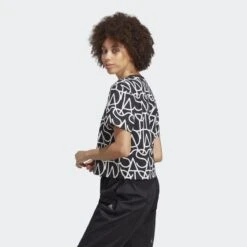 Allover Adidas Graphic Boyfriend T-shirt -Adidas Winkel allover adidas graphic boyfriend t shirt 2