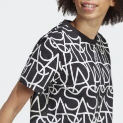 Allover Adidas Graphic Boyfriend T-shirt -Adidas Winkel allover adidas graphic boyfriend t shirt 5