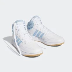 ADIDAS Damesschoenen HOOPS 3.0 Mid W Wit -Adidas Winkel damesschoenen hoops 30 mid w wit 2