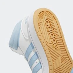 ADIDAS Damesschoenen HOOPS 3.0 Mid W Wit -Adidas Winkel damesschoenen hoops 30 mid w wit 4