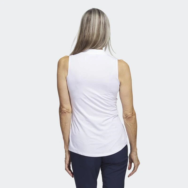 ADIDAS Embossed Mouwloos Poloshirt 5 ADIDAS Embossed Mouwloos Poloshirt - Afbeelding 3