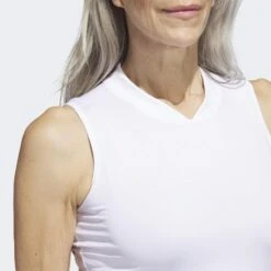 ADIDAS Embossed Mouwloos Poloshirt 10 ADIDAS Embossed Mouwloos Poloshirt -Adidas Winkel embossed mouwloos poloshirt 3