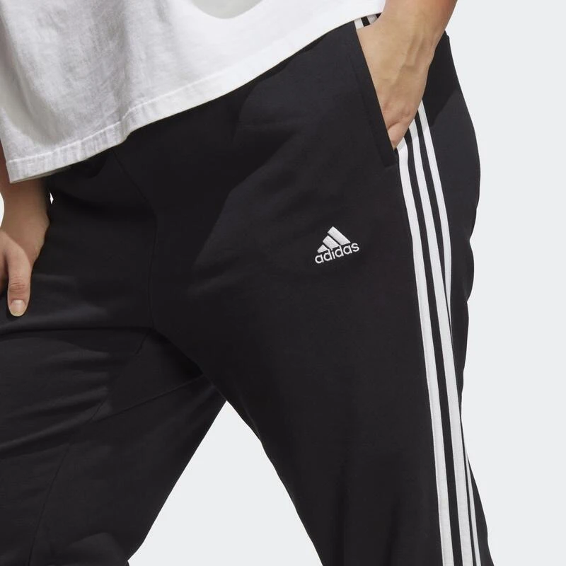 ADIDAS Essentials 3-Stripes French Terry Cuffed Broek (Grote Maat) 6 ADIDAS Essentials 3-Stripes French Terry Cuffed Broek (Grote Maat) - Afbeelding 4