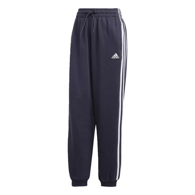 ADIDAS Essentials 3-Stripes French Terry Loose-Fit Broek 4 ADIDAS Essentials 3-Stripes French Terry Loose-Fit Broek - Afbeelding 2