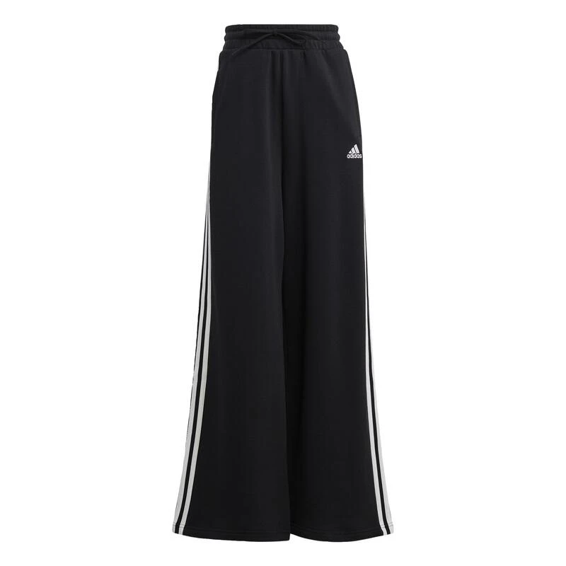 ADIDAS Essentials 3-Stripes French Terry Wide Broek 4 ADIDAS Essentials 3-Stripes French Terry Wide Broek - Afbeelding 2