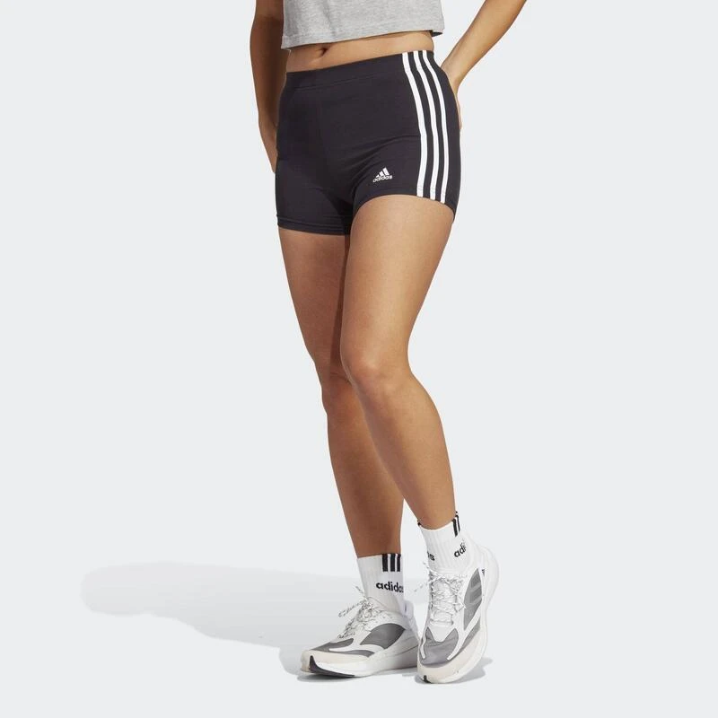 ADIDAS Essentials 3-Stripes Single Jersey Booty Short 3 ADIDAS Essentials 3-Stripes Single Jersey Booty Short