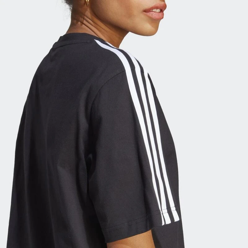 ADIDAS Essentials 3-Stripes Single Jersey Boyfriend T-shirtjurk 7 ADIDAS Essentials 3-Stripes Single Jersey Boyfriend T-shirtjurk - Afbeelding 5