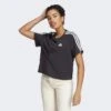 ADIDAS Essentials 3-Stripes Single Jersey Croptop -Adidas Winkel essentials 3 stripes single jersey croptop