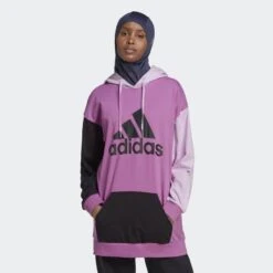 ADIDAS Essentials Colorblock Logo Oversized Hoodie