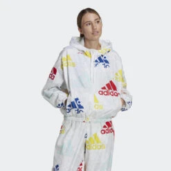 ADIDAS Essentials Multi-Colored Logo Loose Fit Windjack