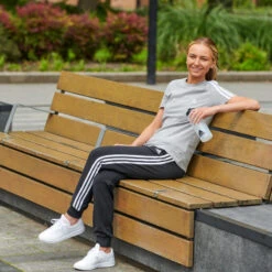 ADIDAS Fitness Broek Dames Core Lounge Zwart -Adidas Winkel fitness broek dames core lounge zwart 11
