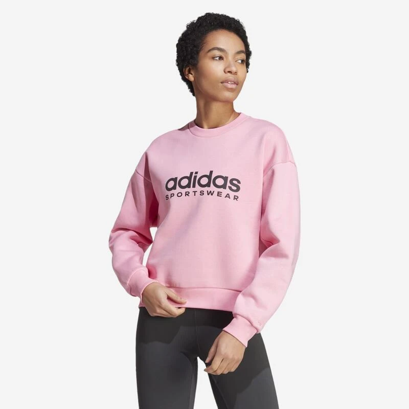 ADIDAS Fitness Sweater Dames All SZN Roze 3 ADIDAS Fitness Sweater Dames All SZN Roze