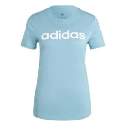 ADIDAS Fitness T-shirt Dames Blauw -Adidas Winkel fitness t shirt dames blauw 5