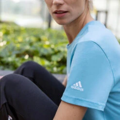 ADIDAS Fitness T-shirt Dames Blauw -Adidas Winkel fitness t shirt dames blauw 8