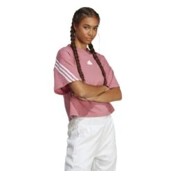 ADIDAS Fitness T-shirt Dames Future Icons Roze -Adidas Winkel fitness t shirt dames future icons roze 1