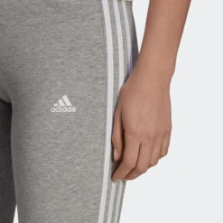 ADIDAS Fitnesslegging 3-stripes Gemêleerd Lichtgrijs -Adidas Winkel fitnesslegging 3 stripes gemeleerd lichtgrijs 2