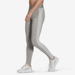 ADIDAS Fitnesslegging 3-stripes Gemêleerd Lichtgrijs -Adidas Winkel fitnesslegging 3 stripes gemeleerd lichtgrijs 4
