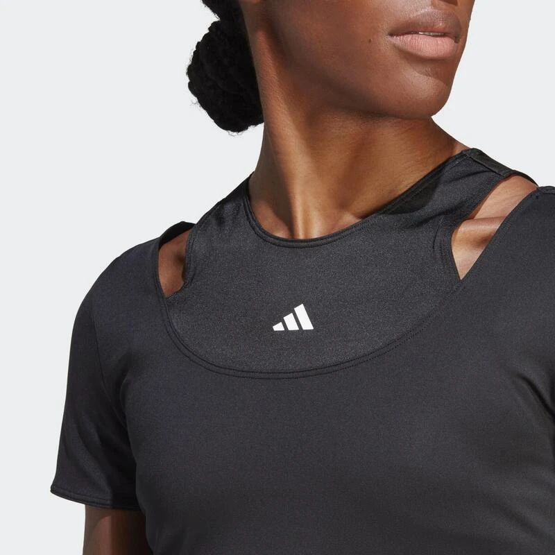 ADIDAS HIIT AEROREADY Crop Training T-shirt 5 ADIDAS HIIT AEROREADY Crop Training T-shirt - Afbeelding 4