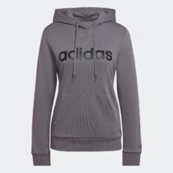 ADIDAS Hoodie Voor Fitness En Soft Training Dames Grijs -Adidas Winkel hoodie voor fitness en soft training dames grijs 5