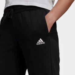 ADIDAS Joggingbroek Voor Fitness Dames Hoog Aandeel Katoen Aansluitend Linear Zwart -Adidas Winkel joggingbroek voor fitness dames hoog aandeel katoen aansluitend linear zwart 4