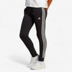 ADIDAS Joggingbroek Voor Fitness En Soft Training Dames Bloemenprint Zwart