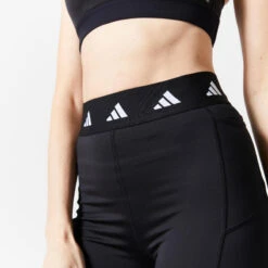 ADIDAS Legging Voor Cardiofitness Dames Techfit Zwart -Adidas Winkel legging voor cardiofitness dames techfit zwart 2