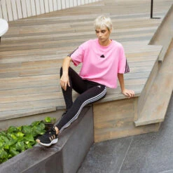 ADIDAS Legging Voor Fitness 3 Strepen Zwart -Adidas Winkel legging voor fitness 3 strepen zwart 6