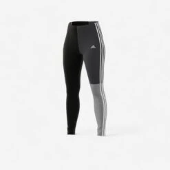 ADIDAS Legging Voor Fitness En Soft Training Dames Colorblock Zwart En Grijs