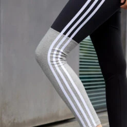 ADIDAS Legging Voor Fitness En Soft Training Dames Colorblock Zwart En Grijs -Adidas Winkel legging voor fitness en soft training dames colorblock zwart en grijs 6