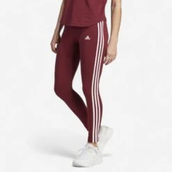 ADIDAS LEGGING VOOR FITNESS EN SOFT TRAINING DAMES ROOD