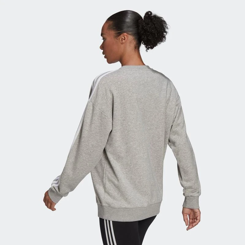 ADIDAS Sweater Voor Fitness En Soft Training Dames Grijs 4 ADIDAS Sweater Voor Fitness En Soft Training Dames Grijs - Afbeelding 2