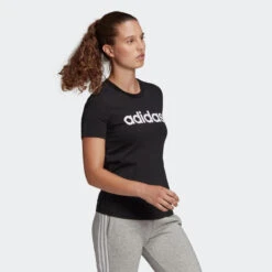 ADIDAS T-SHIRT VOOR FITNESS EN SOFT TRAINING DAMES ZWART -Adidas Winkel t shirt voor fitness en soft training dames zwart 1