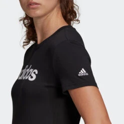 ADIDAS T-SHIRT VOOR FITNESS EN SOFT TRAINING DAMES ZWART -Adidas Winkel t shirt voor fitness en soft training dames zwart 4