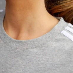 ADIDAS T-SHIRT VOOR FITNESS EN SOFT TRAINING VOOR DAMES GRIJS -Adidas Winkel t shirt voor fitness en soft training voor dames grijs 10