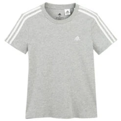 ADIDAS T-SHIRT VOOR FITNESS EN SOFT TRAINING VOOR DAMES GRIJS -Adidas Winkel t shirt voor fitness en soft training voor dames grijs 4