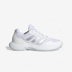 ADIDAS Tennisschoenen Voor Dames Gamecourt Multicourt Wit Zilver
